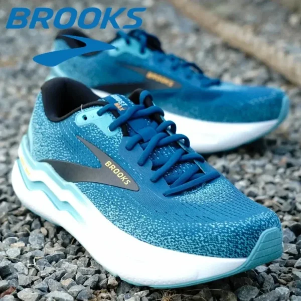 Brooks Men's Ghost Max 2 Casual Sneakers Cushioned Marathon Running Shoes Nitrogen Jogging Footwear for Men - Image 4