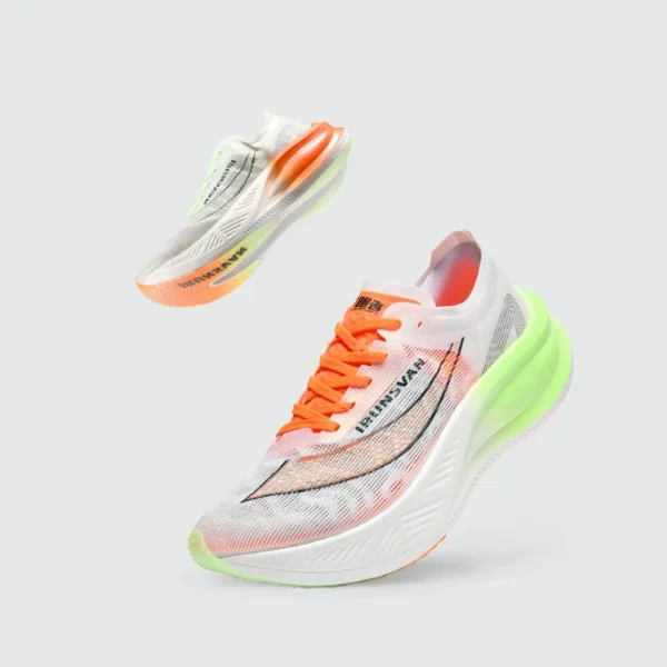 ⁦IRUNSVAN Men Running Shoes Breathable Sports Shoe Lightweight Marathon Carbon plate Sneaker Casual Comfortable Athletic Training⁩ - الصورة ⁦4⁩