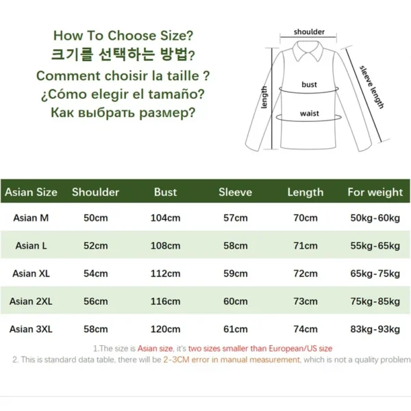 2025 Spring New Pure Cotton Loose Cargo Denim Shirts for Men Clothing Casual Streetwear Men Tops CM7596 - Image 6