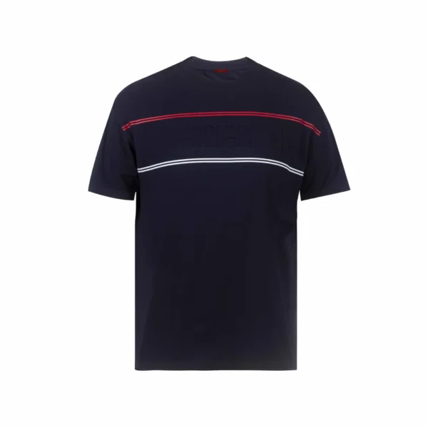 ⁦Summer Men T Shirt O Neck Short Sleeved Tops Stripe 3D Pattern Casual Men Tees 2025 New Fashion Men T Shirts⁩ - الصورة ⁦2⁩