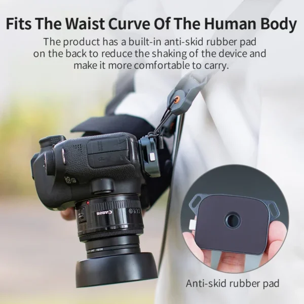 ⁦XILETU Quick Release Shoulder Strap Base Camera Sling Quick Disconnect Adapter for Fast Release Plate with Fujifilm Canon Sony⁩ - الصورة ⁦6⁩