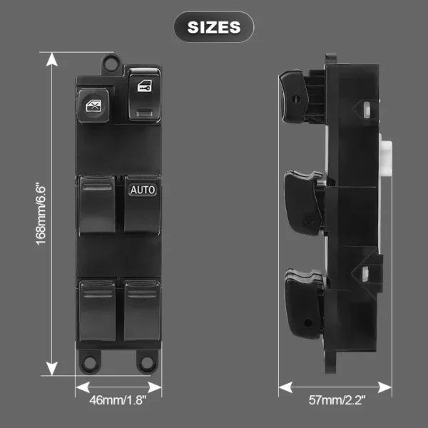 25401-AL500 Front Right Power Master Window Switch RHD for Nissan Navara D22 Skyline X-Trail Cedric Gloria Y31 Primera Sentra - Image 5