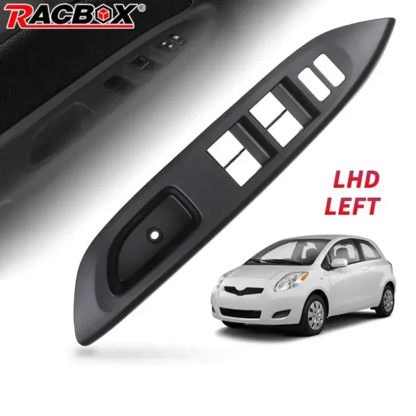 Auto Front Left Window Power Switch Cover Bezel For Toyota Yaris 4D Sedean/vios 2006-2016 Armrest Upper Panel 74232-52330 Black