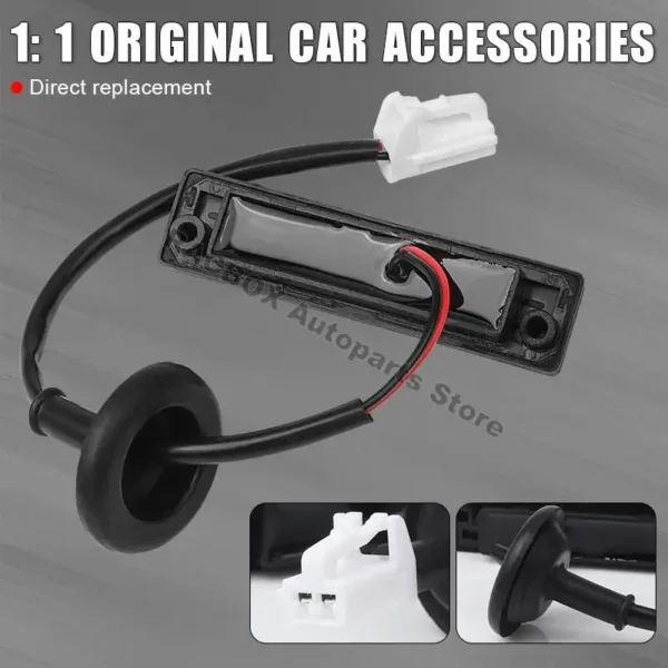 Tailgate Release Switch for Hyundai Veloster 2012-2017 Hatch Button Trunk Latch with 1.6 Liter L4 Engine Gas Part without Camera - Image 2