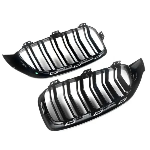لامعة سوداء الجبهة الكلى مصبغة شريحة M4 نمط شواء لسيارات BMW F32 F33 F36 F80 F82 2013-2020 كابريوليه كوبيه 425i 430i 440i 435i - Image 6