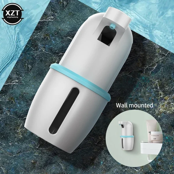 ⁦موزع الصابون السائل التلقائي بالأشعة تحت الحمراء ، مستشعر بدون لمس ، شحن USB ، آلة رغوة ذكية ، مطهر اليدين⁩ - الصورة ⁦2⁩