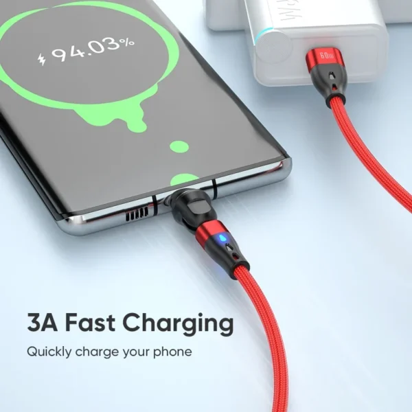 PD 60W Magnetic Charger for Samsung Galaxy A06 Sony Xperia 1 VI Lenovo Legion Tab Xiaomi Redmi Note 13 Tecno Spark Go 1 Charging - Image 4