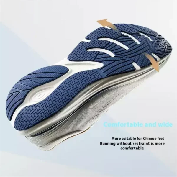 ⁦Xtep QINGYUN LITE Running Shoes For Men 2025 Spring Cushioning Wear-Resistant Lightweight Comfortable Sneakers 975219110056⁩ - الصورة ⁦5⁩