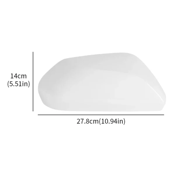 Pearl White Glossy Black Side Wing Rearview Mirror Cover Cap for Toyota Camry 2018 2019 2020 2021 2022 2023 87915-06130 8-Buckle - Image 2