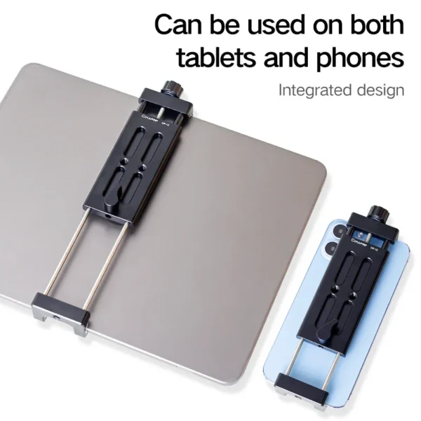 Cimapro CP12 Metal Tablet Stand Mobile Phone Photo Live Tripod Head Accessories Adapter Holder Holder Desktop iPad Clamp - Image 3