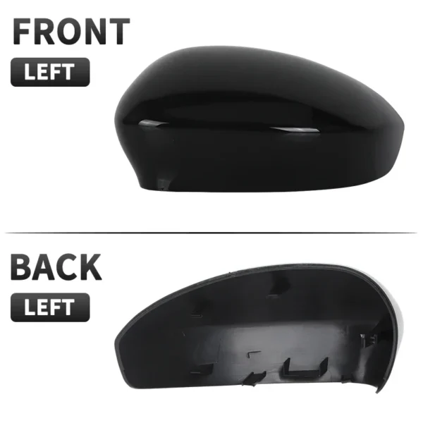 Door Wing Left Right Side Rearview Mirror Cap Cover Replacement For Fiat 500 500C GRANDE PUNTO 595 ABARTH 695 PUNTO EVO RANGE - Image 3