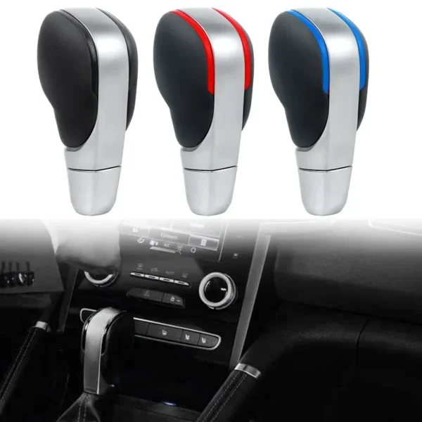 Automatic Gear Shift Handball Shifter Knob w/Base for Renault Kadjar 2016-2021 Koleos 2017 2018 2019 2020 Talisman Megane 4 IV