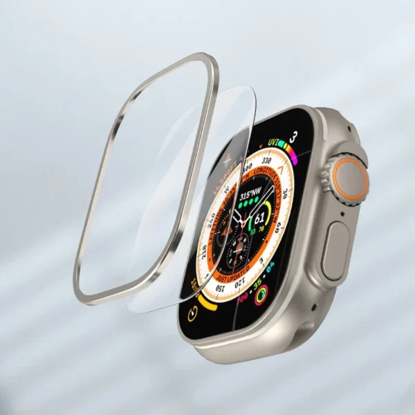 PZOZ Case Tempered glass film For iWatch Ultra 2 Metal Shell PC Back Cover For Apple Watch Case Ultra 49mm Screen Protectors bag - Image 4