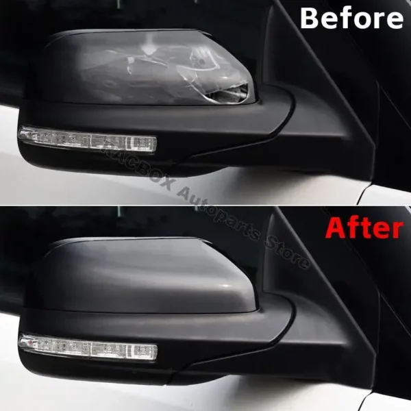 Left Right Side Rearview Mirror Cover Cap Black for Ford Explorer American Model 2016 2017 2018 2019 Replacement GB5Z-17D743-AA - Image 6