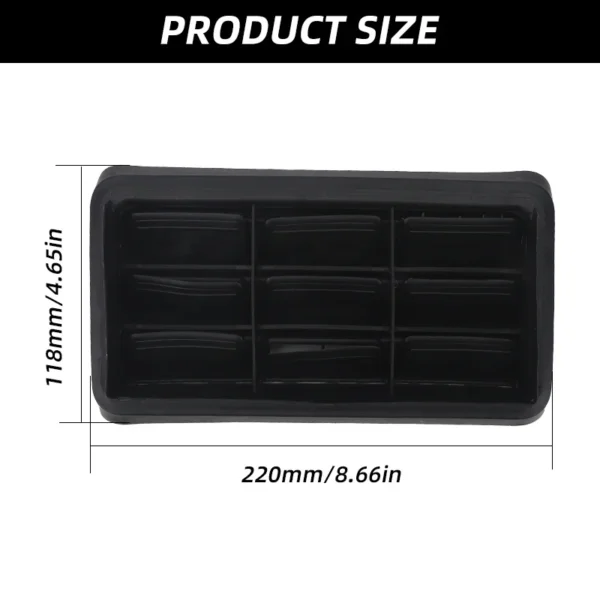 55394330AB Rear Tailgate Air Vent Outlet Grille Panel Net for Jeep Wrangler JK 2010 2011 2012 2013 2014 2015 2016 2017 2018 - Image 2
