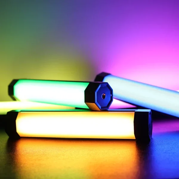 LUXCEO P200 RGB الفيديو الضوئي أنبوب يده LED التصوير مصباح ملون CRI 95 + 3000K-6000K صور مدونة فيديو الإضاءة - Image 5