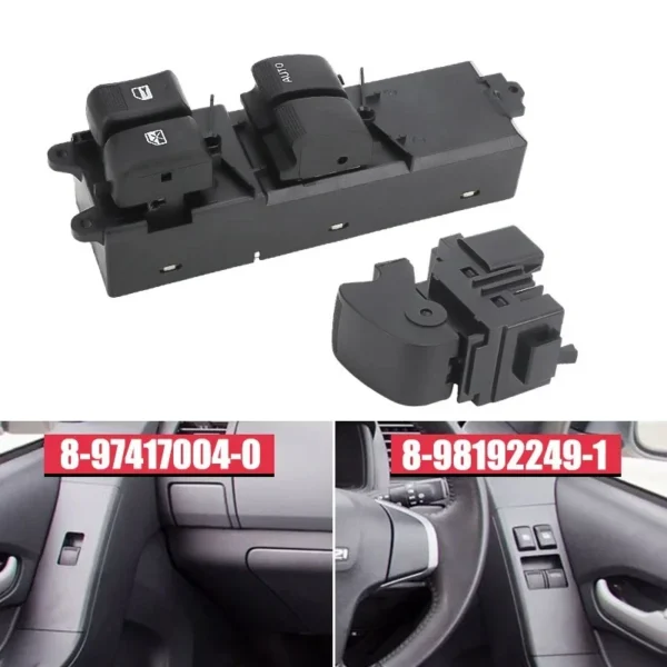 Power Window Switch RHD for Isuzu Dmax D-Max 2-Door 2011 2012 2013 2014 2015 2016 2017 2018 2019 2020 Ute 8981922491 8974170040