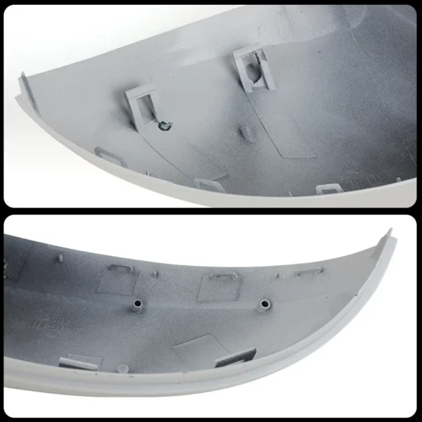 Side Wing Rearview Mirror Cover Cap for VW Tiguan 2010 2011 2012 2013 2014 2015 2016 Glossy Black/White 5N0 857 537 5N0 857 538 - Image 5