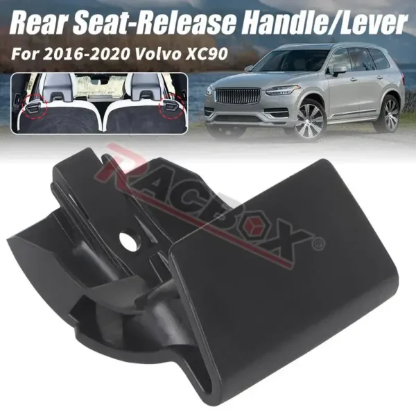 39826799 Rear Seat Release Recline Outer Switch Handle Lever for Volvo XC90 2016 2017 2018 2019 2020 2021 2022 2023 2nd/3rd Row - Image 2