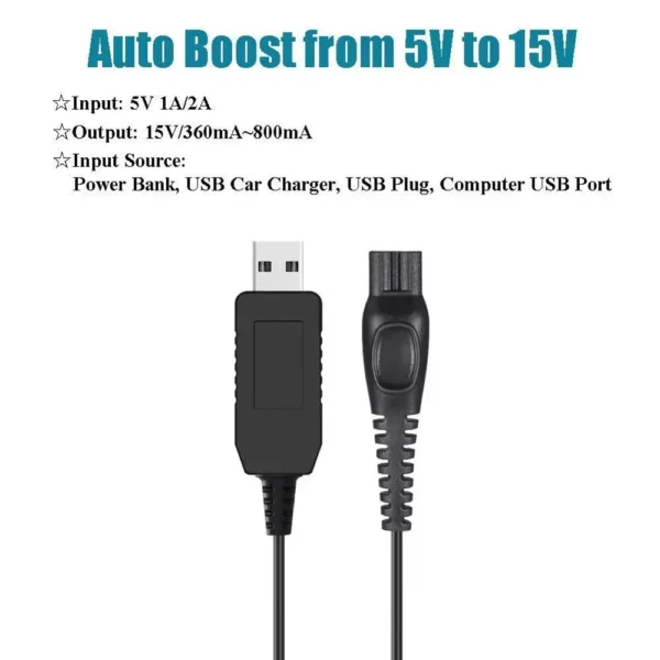 HQ8505 Charger for Philips Electric Shaver Razor S9911 S9311 S9511 S9711 S9721 S9731 S9000 S9031 S9111 S9121 S9151 S7300 S7700 - Image 4