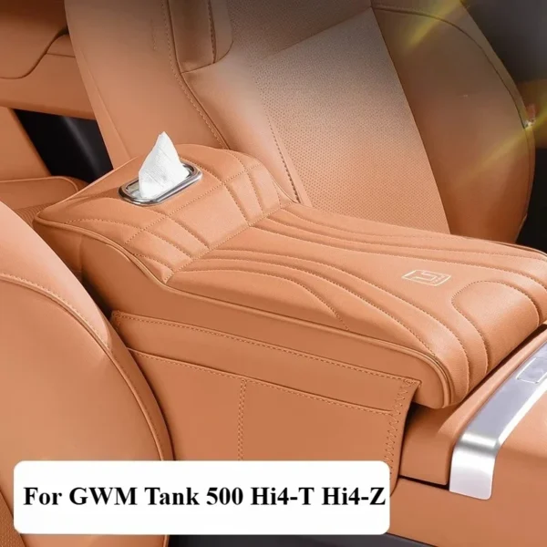 ل GWM خزان 500 Hi4-T Hi4-Z 2025 2024 مسند الذراع صندوق ارتفاع وسادة خاصة مركزية دعامة كوع الأنسجة صندوق تخزين