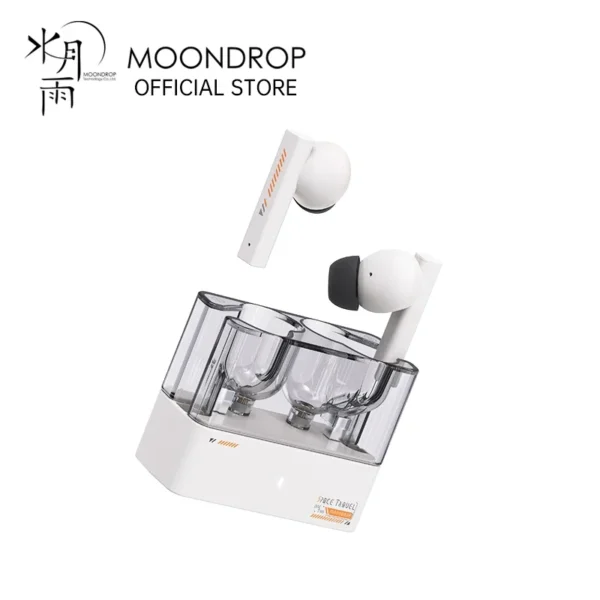 MOONDROP Space Travel TWS سماعة بلوتوث 5.3 إلغاء الضوضاء ستيريو لاسلكي حقيقي IEMs