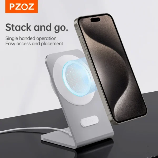 ⁦PZOZ Mobile Phone Holder Tablet Phone Stand Desktop Phone Stand For iPhone 15 14 13 12 Pro Max Holder Adjustable Pad Desk Stand⁩ - الصورة ⁦3⁩