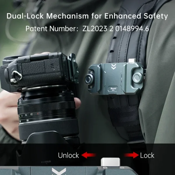XILETU XQD1 Camera Capture Clip Arca Swiss Quick Release Plate Clamp Quick Switch Tripod Slider Mount Adapter - Image 4