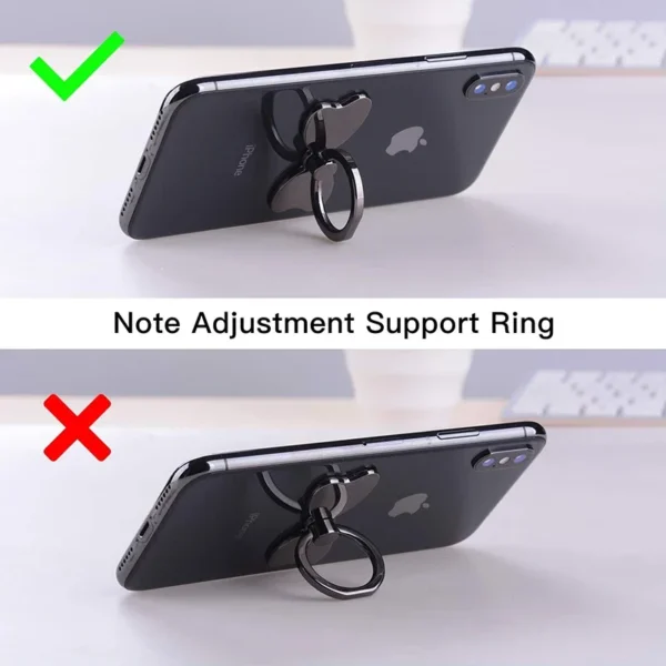 PZOZ Finger Ring Holder for iPhone xiaomi holder portable removable grip stand metal mobile phone socket holder Finger Ring - Image 4