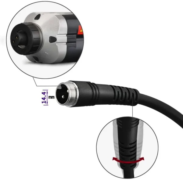50cm 150cm BM Battery Air Cord For Daiwa Tanacom Shimano BeastMaster Ecooda DRAGON Electric Reels Power Cable - Image 3