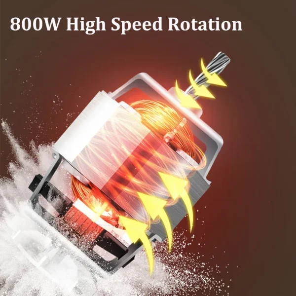 800W 3L Electric Meat Grinder Multifunction Food Processor Stainless Steel Kitchen Grinder Vegetable Chopper Slicer Machine Home - Image 5