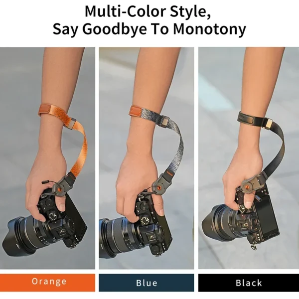 ⁦XILETU Camera Wrist Strap Adjustable Quick Release Camera Hand Strap Suitable for DSLR SLR Mirrorless Camera Outdoor Photography⁩ - الصورة ⁦3⁩