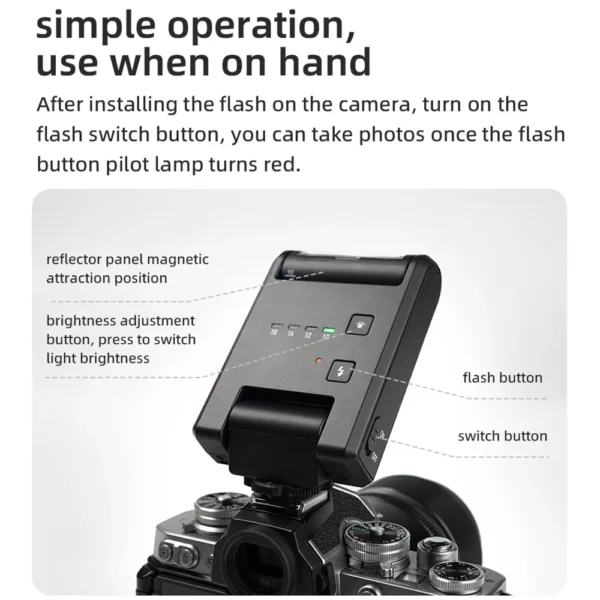 YONGNUO YN6 فلاش كاميرا صغير Speedlite مدمج في الحذاء الساخن جبل لسوني كانون نيكون باناسونيك أوليمبوس DSLR كاميرا ومضات - Image 6