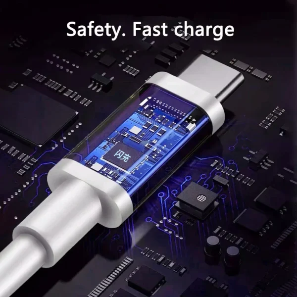 ⁦120W Max Charger Cable USB Type C 6A For Xiaomi 12 12S Pro Lite Ultra Redmi K50i Note 11T Pro+ Poco X4 F4 GT 67W⁩ - الصورة ⁦5⁩