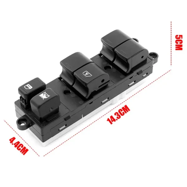25401-ED500 Car Front Left Power Master Window Glass Lifting Control Switch for Nissan Versa 2007 2008 2009 2010 LHD 25401ED500 - Image 2