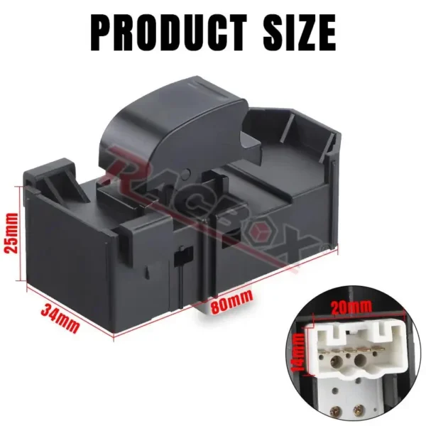 Auto Single Button Power Window Switch For Toyota Landcruiser 100 105 series 1998-99 2000-01 2002-03 2004-05 06-2007 84810-60050 - Image 4
