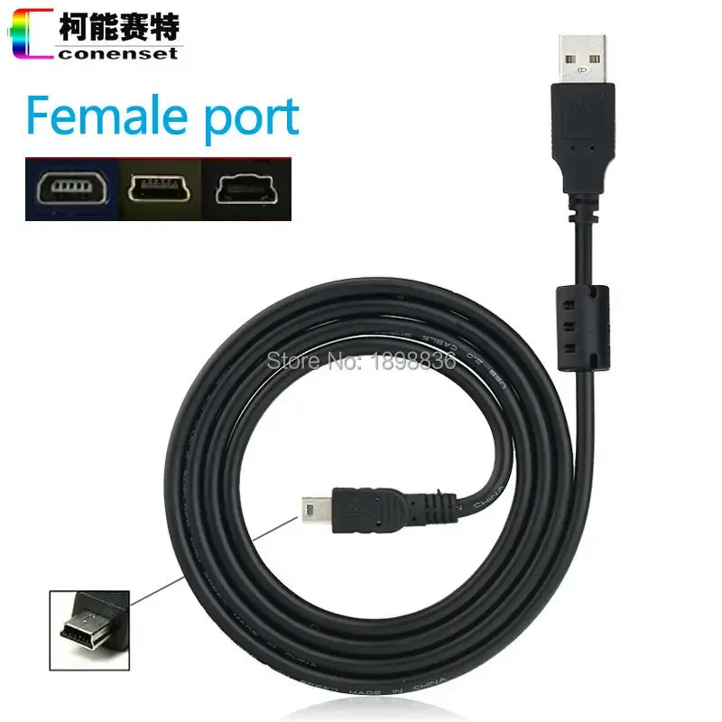 mini usb cable USB IFC-300PCU Cable for Canon EOS 100D 1000D 1100D 1200D 1300D 200D 300D 350D 400D 450D 500D 550D 600D Camera - Image 2
