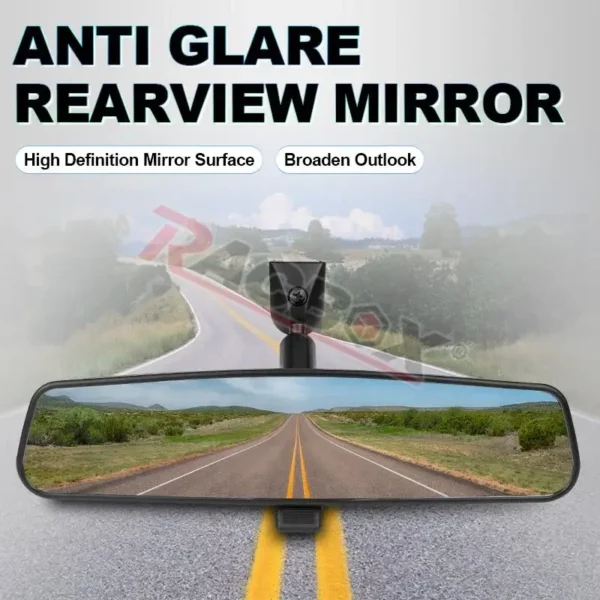⁦Anti Glare Car Interior Rearview Mirror Kit 8993023K for Jeep Wrangler YJ TJ Cherokee XJ for Vintage Jeep CJ-5 6 7 8 SJ&J-Series⁩ - الصورة ⁦2⁩