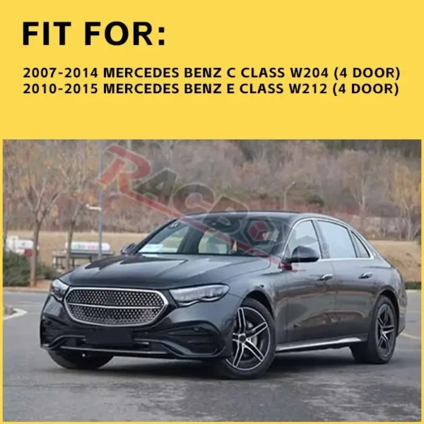 4Pcs Car Door Window Lock Unlock Switch Button Cover Trim Stickers for Benz C-Class W204 2007-2014 E-Class W212 2010-2015 4-door - Image 6