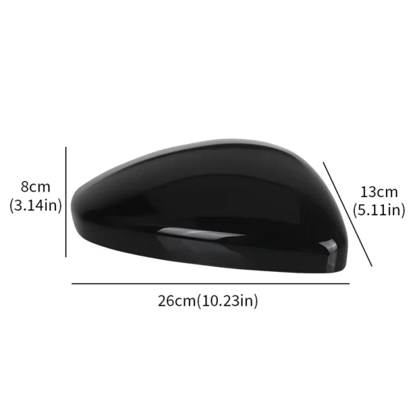 1 Pair Side Wing Rearview Mirror Cover Cap for Peugeot 208 2008 2012-2019 for Citroen C3 2016-2020 Rearview Mirror Housing Shell - Image 2