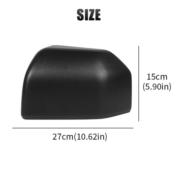 Car Door Side Wing Rearview Mirror Cover Cap Glossy/Texture Black for Ford F150 F-150 Pickup Truck 2015 2016 2017 2018 2019 2020 - Image 2