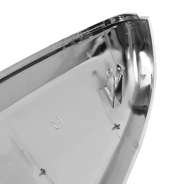 Chrome Silver/Black Side Door Wing Rearview Mirror Cap Cover for Peugeot 208 2008 2012-2019 for Citroen C3 2016-2020 Replacement - Image 5