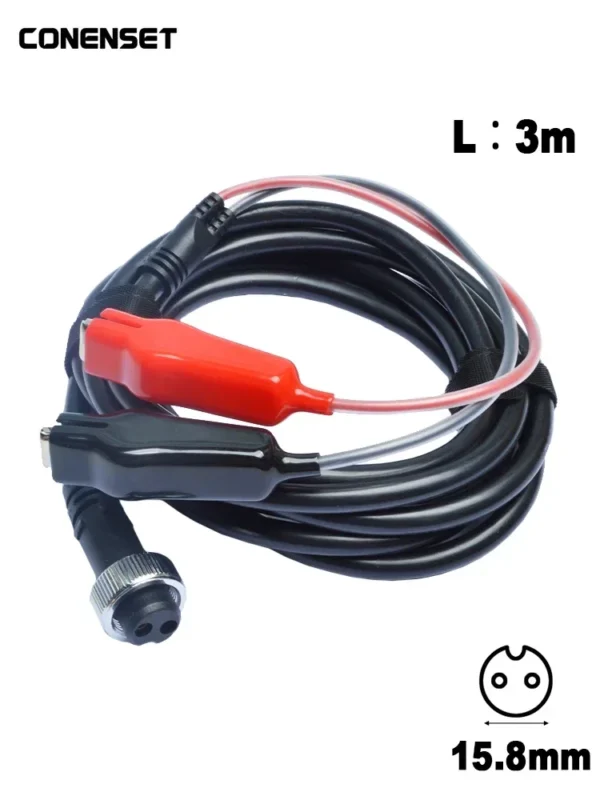 9.8FT 300cm Power Cable For Daiwa 800MJS 800J 800MJS 800MJS 800MJ 1200J 1200MJ Electric Reels Series Power Cord