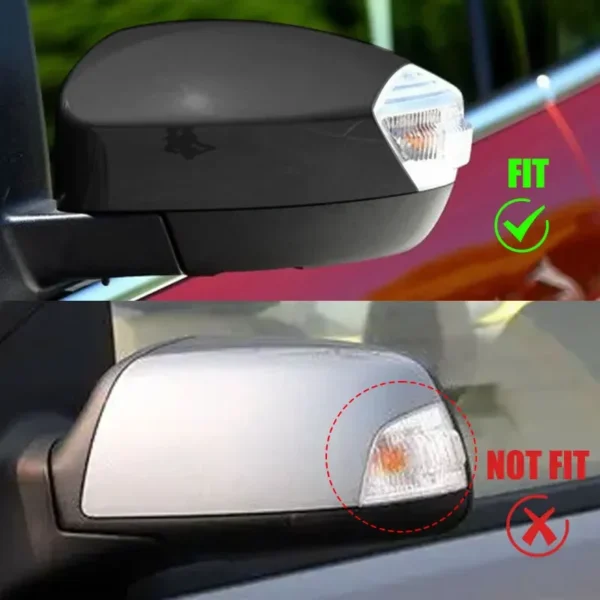 Car Side Rearview Mirror Cover Cap for Ford S-MAX Galaxy 2006 2007 -2009 2010 2011 2012 2013 2014 2015 KUGA/Escape 2008 LH/RH - Image 6