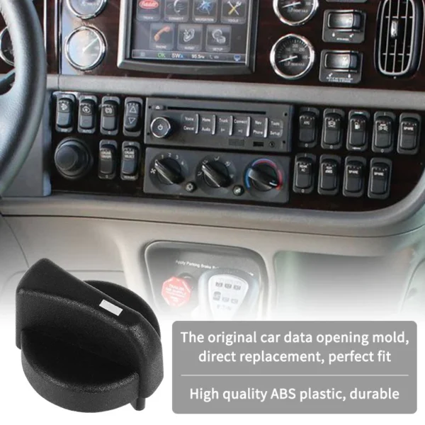 3PCS Air-conditioning A/C Heat Control Switch Knob for Peterbilt 330 335 379 387 1987-2011 AC Heater Control Knobs 121-0001-000 - Image 6