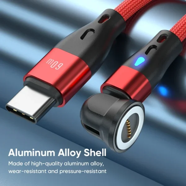 PD 60W Magnetic Charger for Samsung Galaxy A06 Sony Xperia 1 VI Lenovo Legion Tab Xiaomi Redmi Note 13 Tecno Spark Go 1 Charging - Image 6