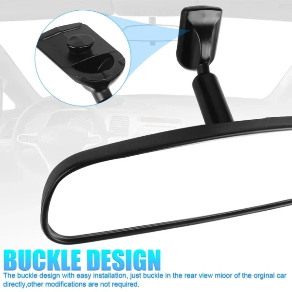 76400-SDA-A03 Interior Rearview Mirror for Honda Accord Civic 2/4dr Hybrid CR-Z Insight 2003-2016 Reflective HD Glass Replace - Image 3