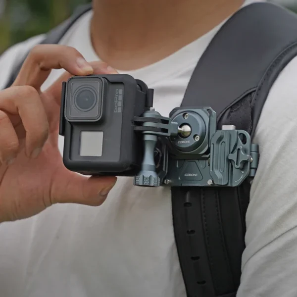 ⁦XILETU Sports Camera Quick Release Plate for DJI Action3/4 GoPro Insta360 Accessories Arca Tripod Head Magnetic Phone Holder⁩ - الصورة ⁦2⁩