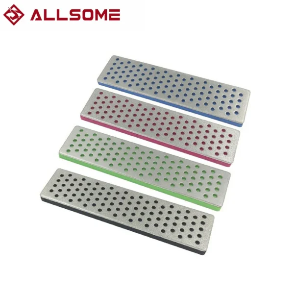 أحجار شحذ ماسية من allبعض 100x25x2 مللي متر لأغراض التزلج على الجليد حواف التزلج شحذ حصى 240 360 500 1000 أداة جلخ