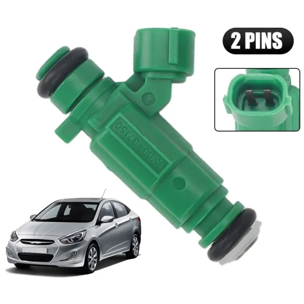⁦35310-37150 Fuel Injector for Hyundai Accent SantaFe Tucson Sonata Tiburon for Kia Optima Magentis 01-06 Rio Rio5 09-11 Sportage⁩ - الصورة ⁦3⁩